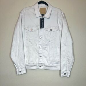 Blank NYC Women’s Boyfriend off-White Jean Jacket Medium NWT